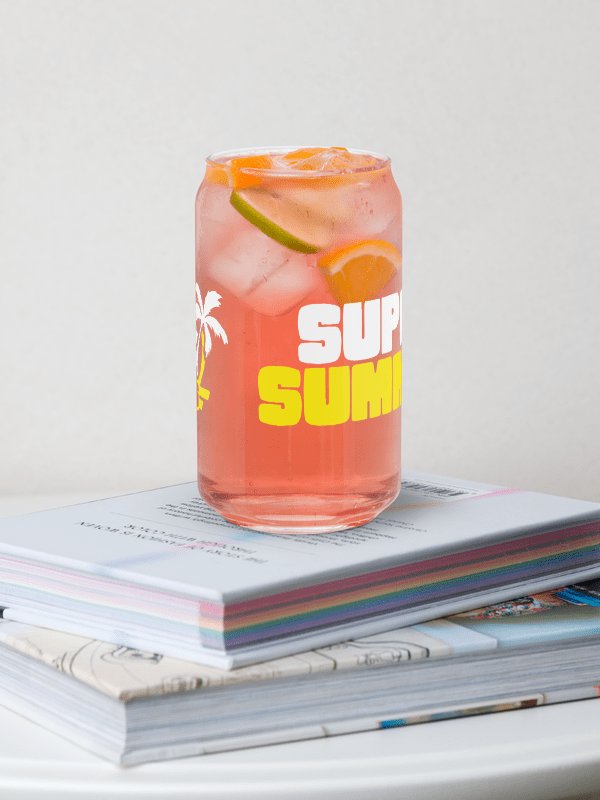 S.E.S Super Summer 26 - Yellow Logo Can Glass product image (1)