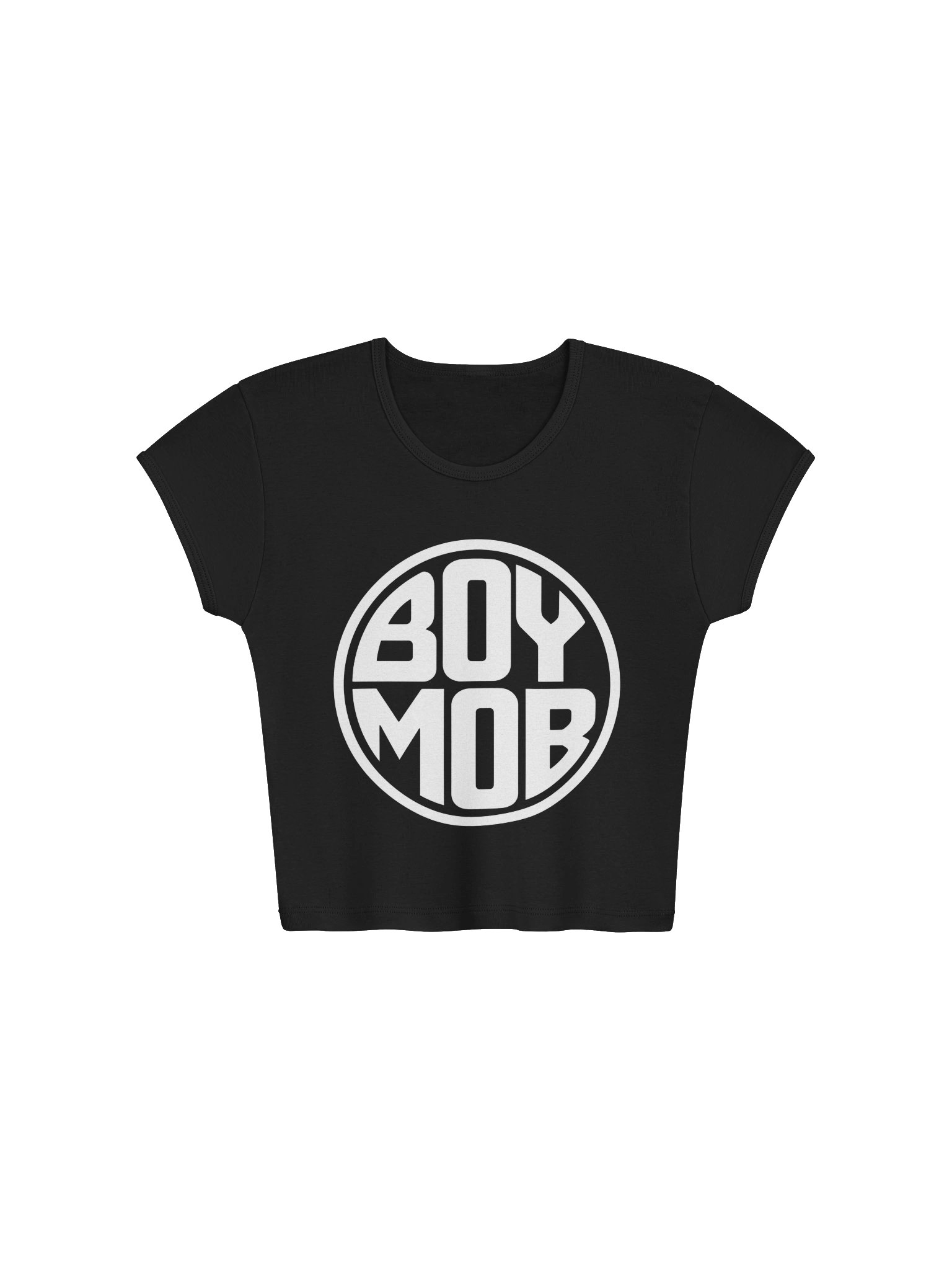 BOY MOB Bold Logo Baby Tee product image (1)