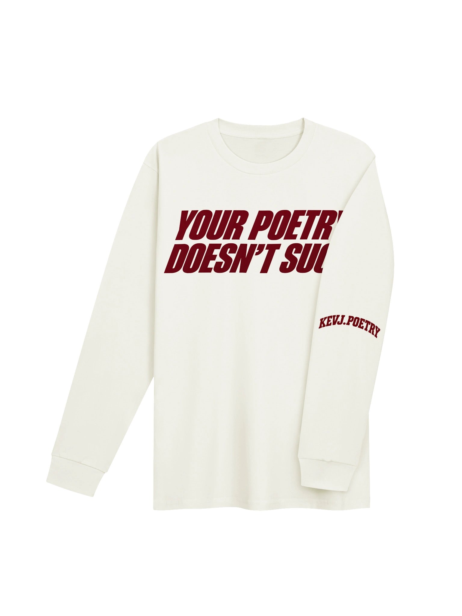 Your Poetry Doesn’t Suck Long Sleeve Tee product image (4)