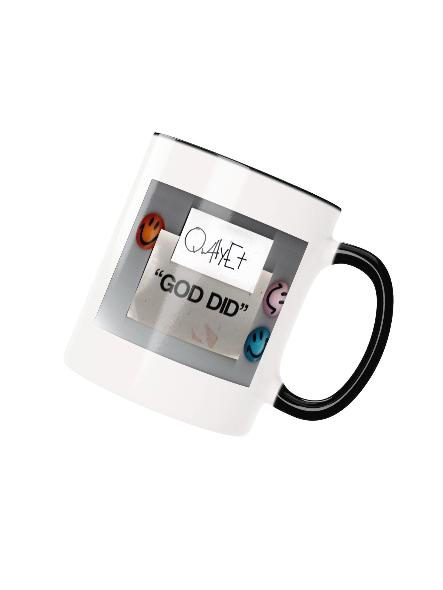 QWHYET "GOD DID" Color Pop Ceramic Mug product image (28)
