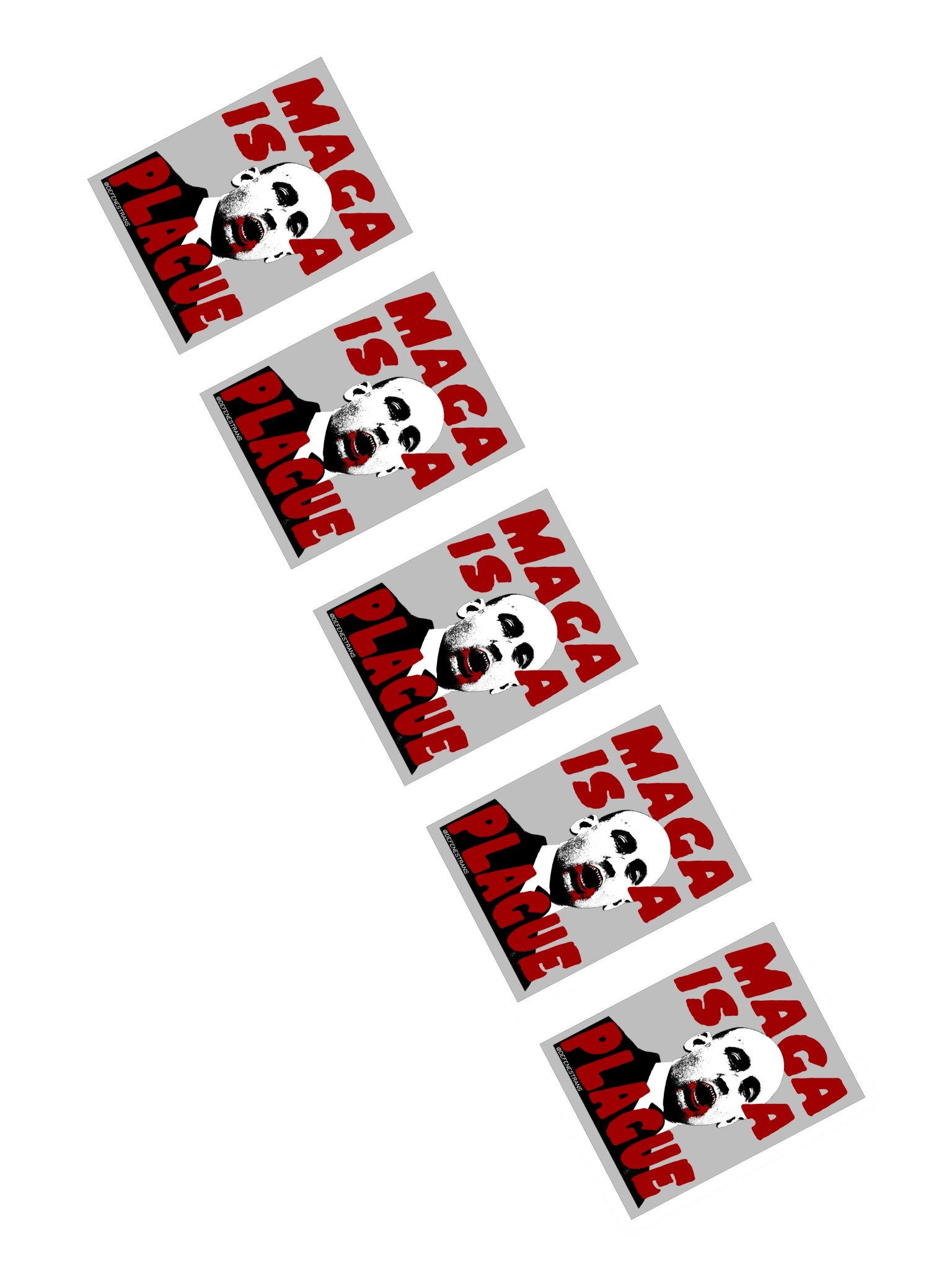 MAGA Is a Plague Sticker Sheet product image (2)