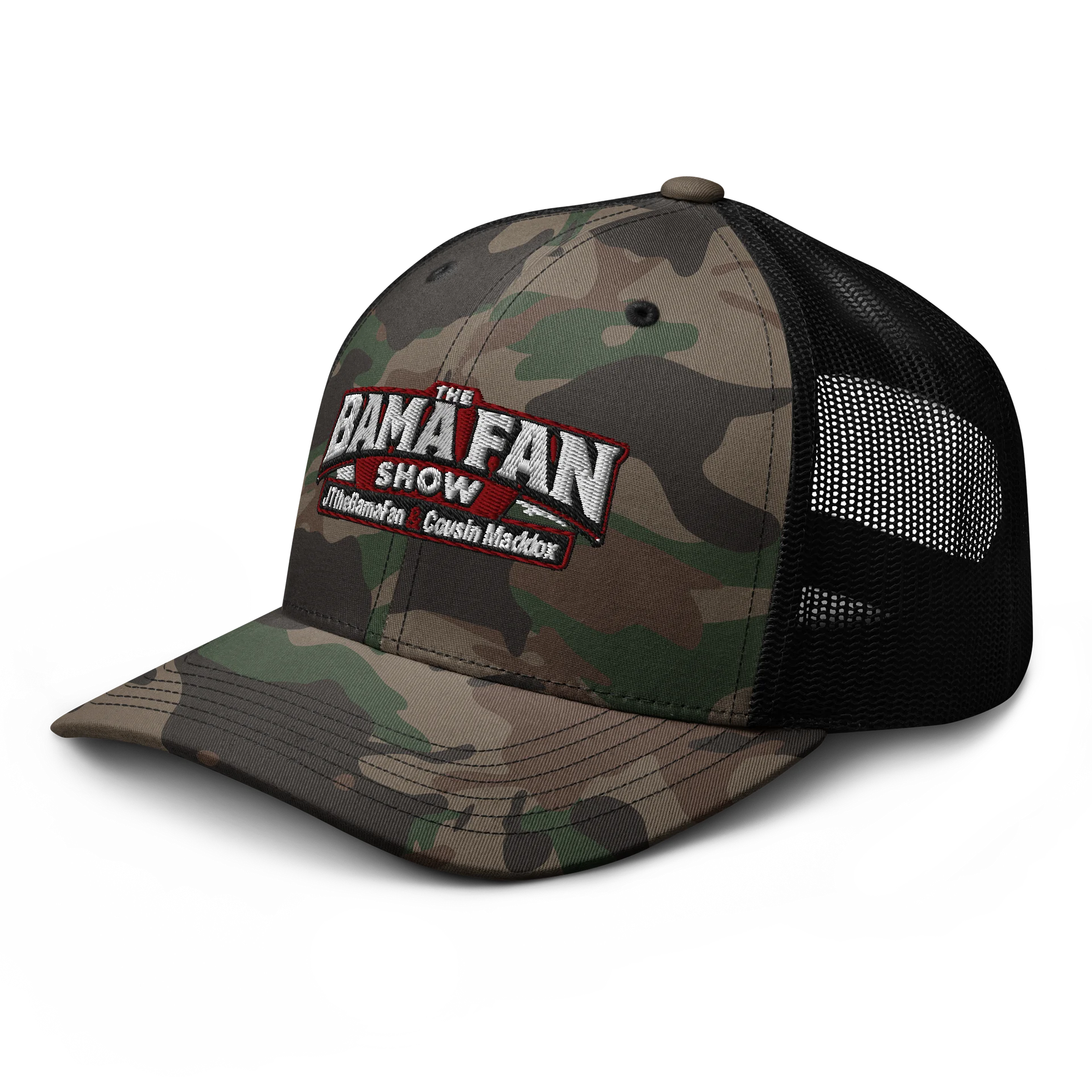 The Bama Fan Show Camo Trucker Hat product image (6)