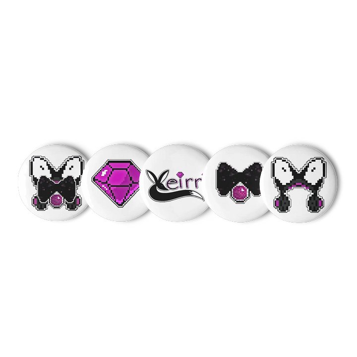 Xeirri Pride Collection: Denixen Button / Pin Set (Denixen Butterfly Asexual) product image (1)