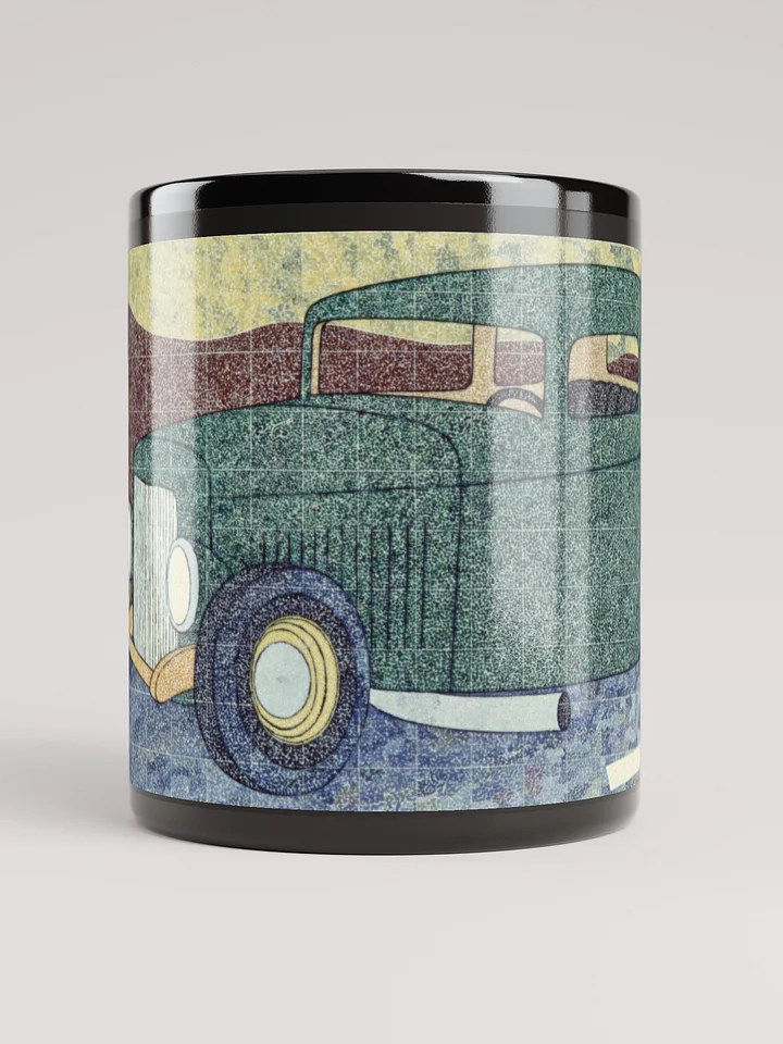 Green Hotrod Black Glossy Mug product image (1)