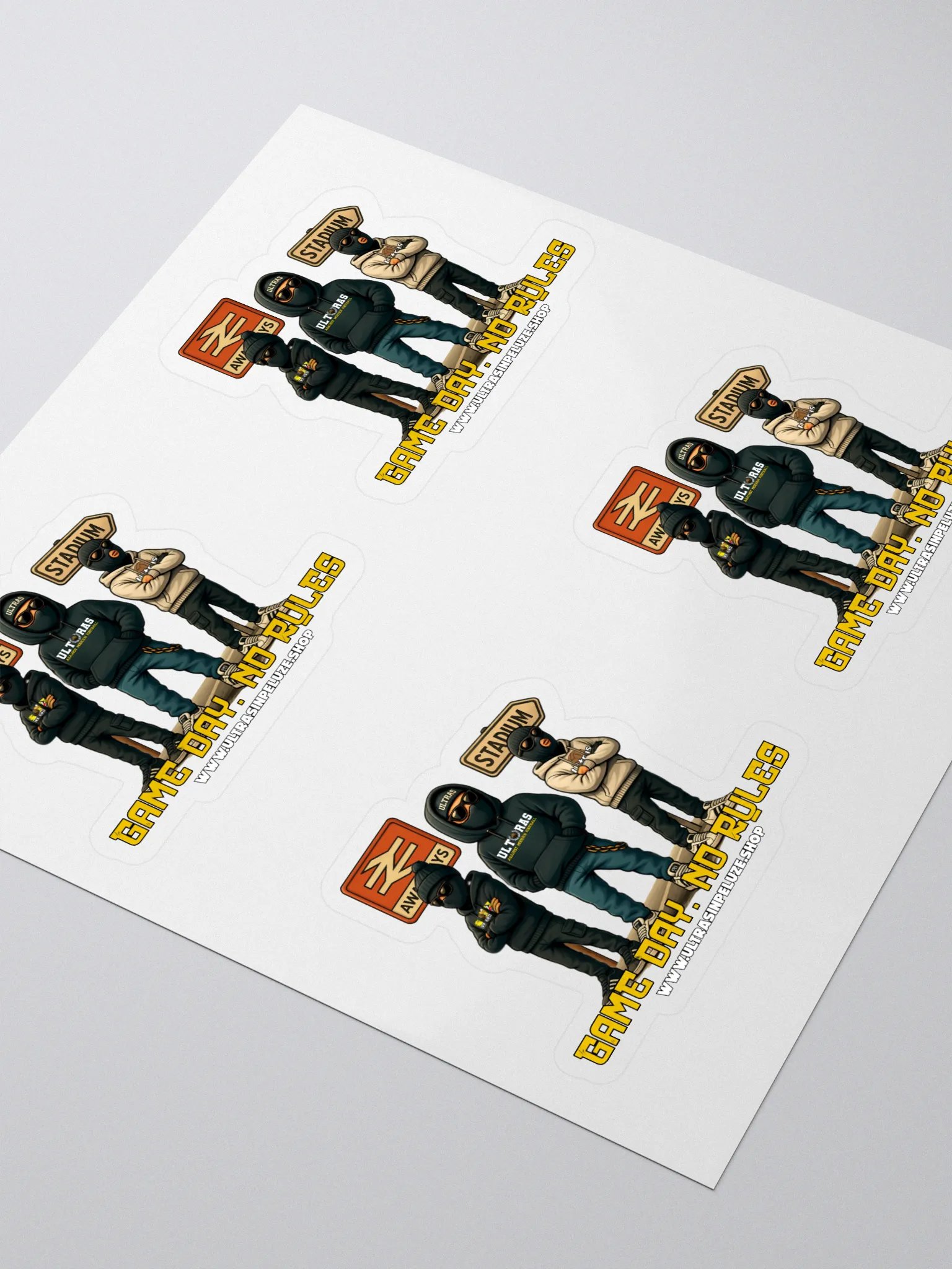 Set 4 stickere Ultras – Game Day. No Rules product image (3)