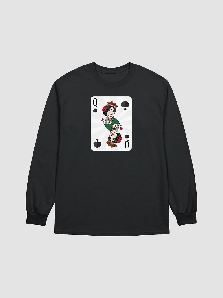 Queen of Spades Symmetry Long Sleeve Tee product image (10)