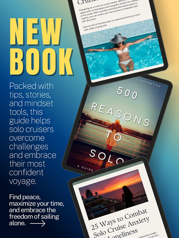 500 Reasons to Solo - The Solo Traveler Guide to Cruises - Cruise Travel Ebook product image (2)