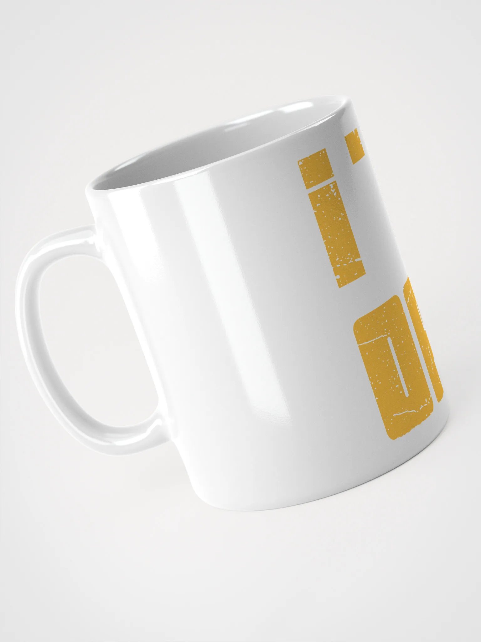 Bold 'I'M OFF' White Glossy Mug product image (9)