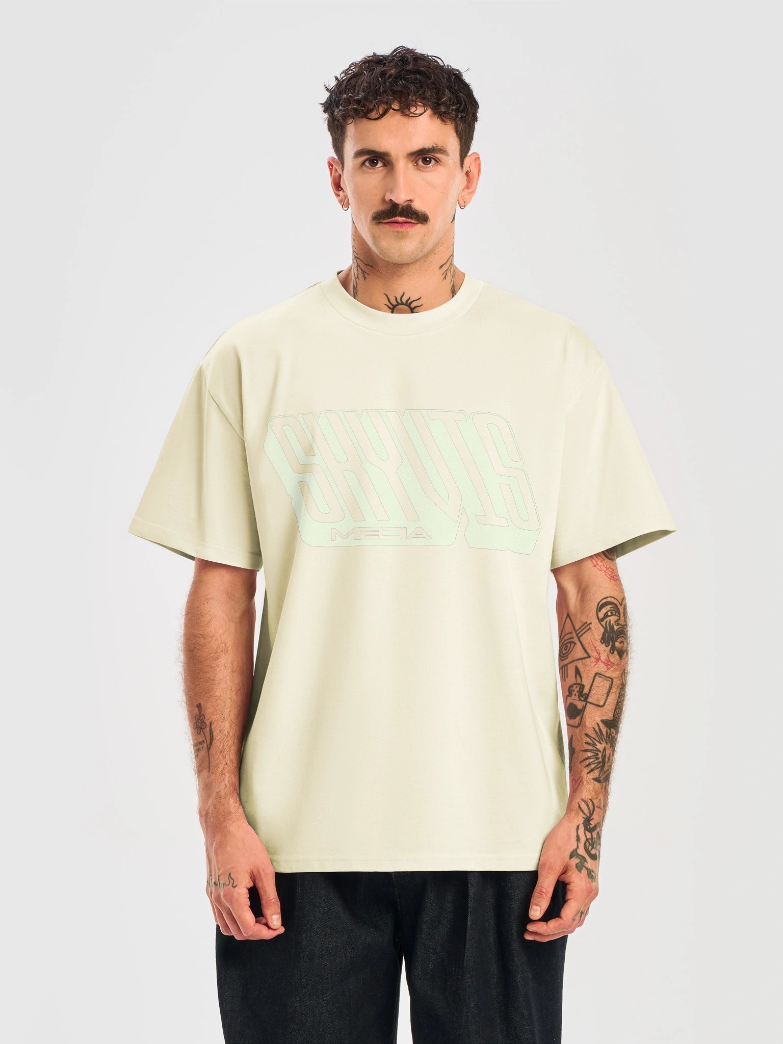 001 // Tonal Logomark Heavyweight Tee product image (17)