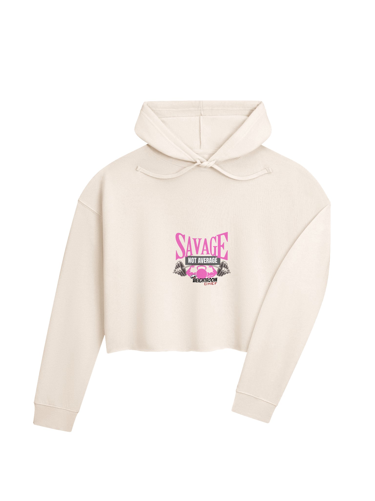 Savage Crop Hoodie | Team Weight Room Chef: product image (19)