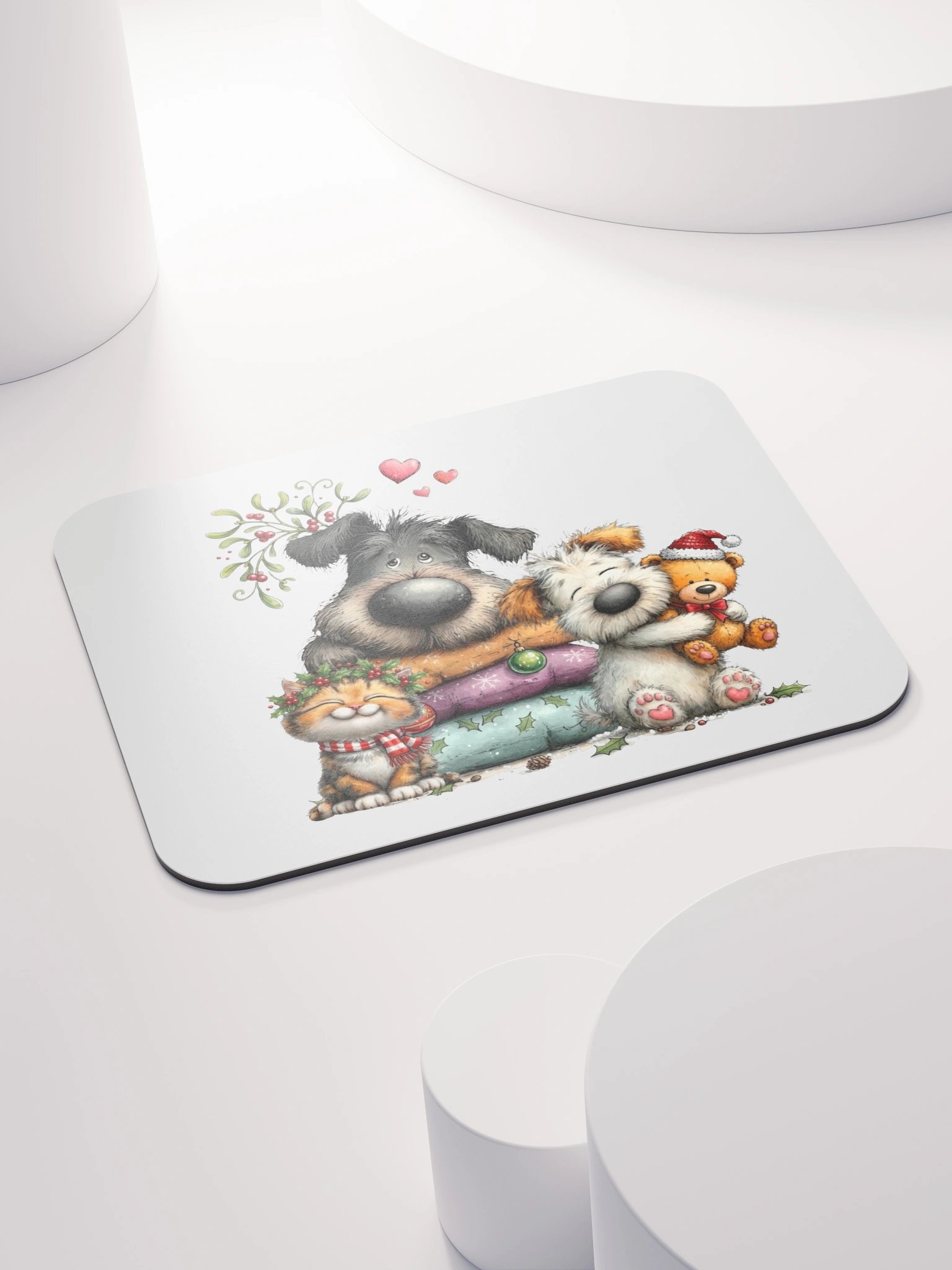 Christmas Pets & Teddy Mouse Pad product image (4)