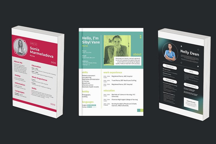 Professional Nurse Resume Template product image (2)