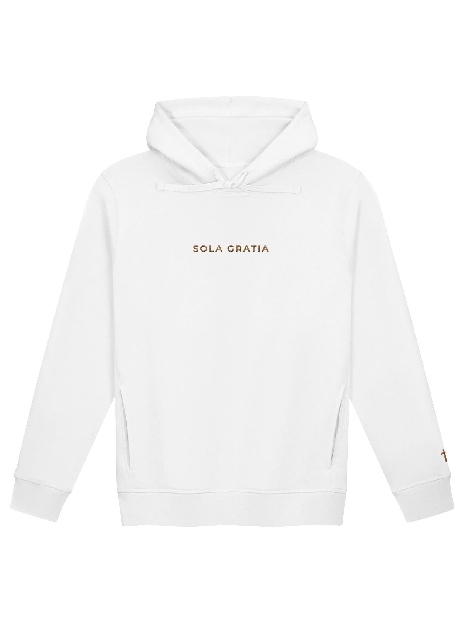 SOLA GRATIA ORGANIC-BLEND SIDE-POCKET HOODIE product image (4)