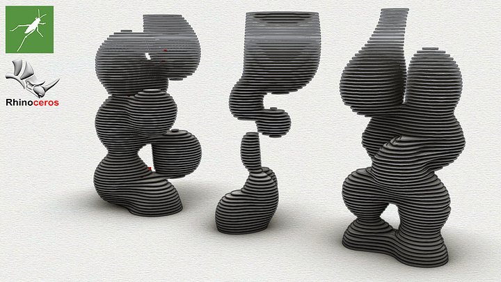 Metaball Parametric Facade Design Grasshopper Rhino Files Download product image (2)