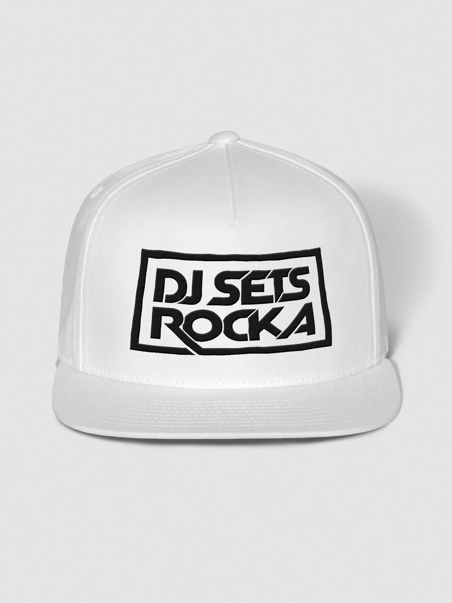 WHITE DJSETSROCKA HAT product image (3)