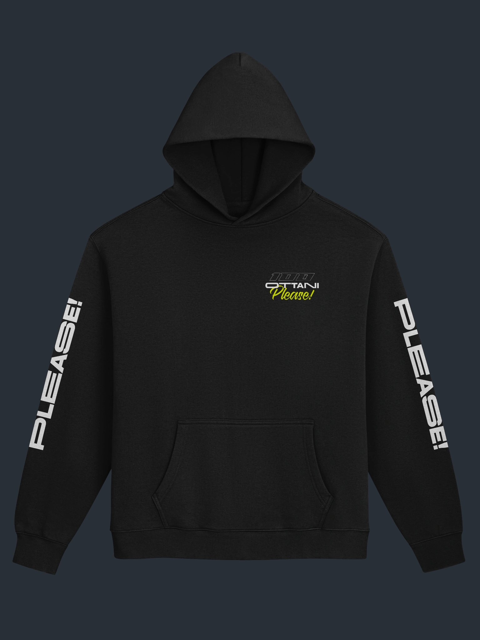 100 Ottani Please!™ Premium Oversized Racing Streetwear Hoodie | Afterburn Edition product image (3)