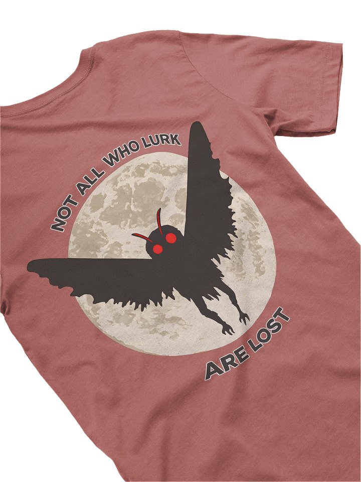 MOTHMAN LURKER W/ FRONT LOGO SUPER SOFT T-SHIRT (HEATHERED COLORS PT.2) product image (1)