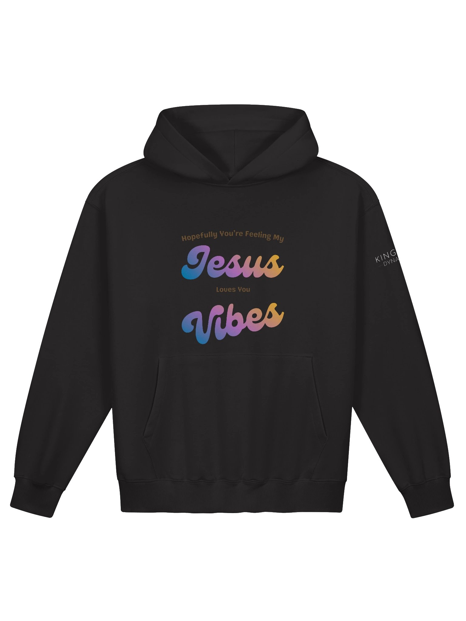 Jesus Vibes Warm Hoodie - Dark product image (1)