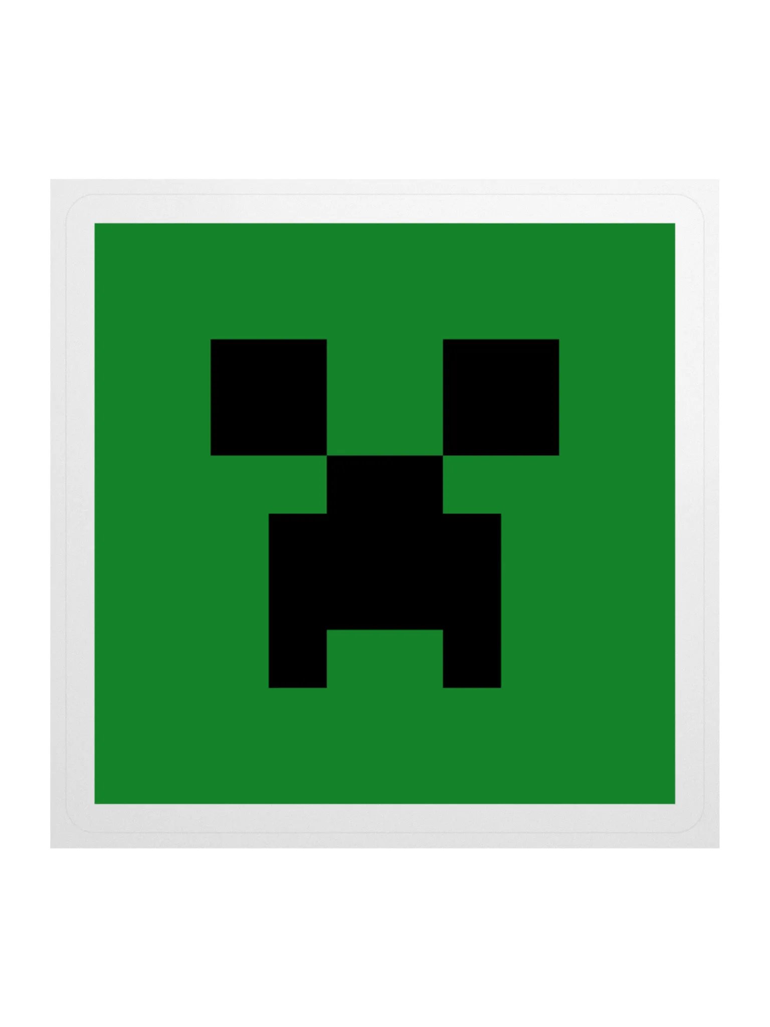 Creeper Face Sticker - Minecraft Stickers product image (1)