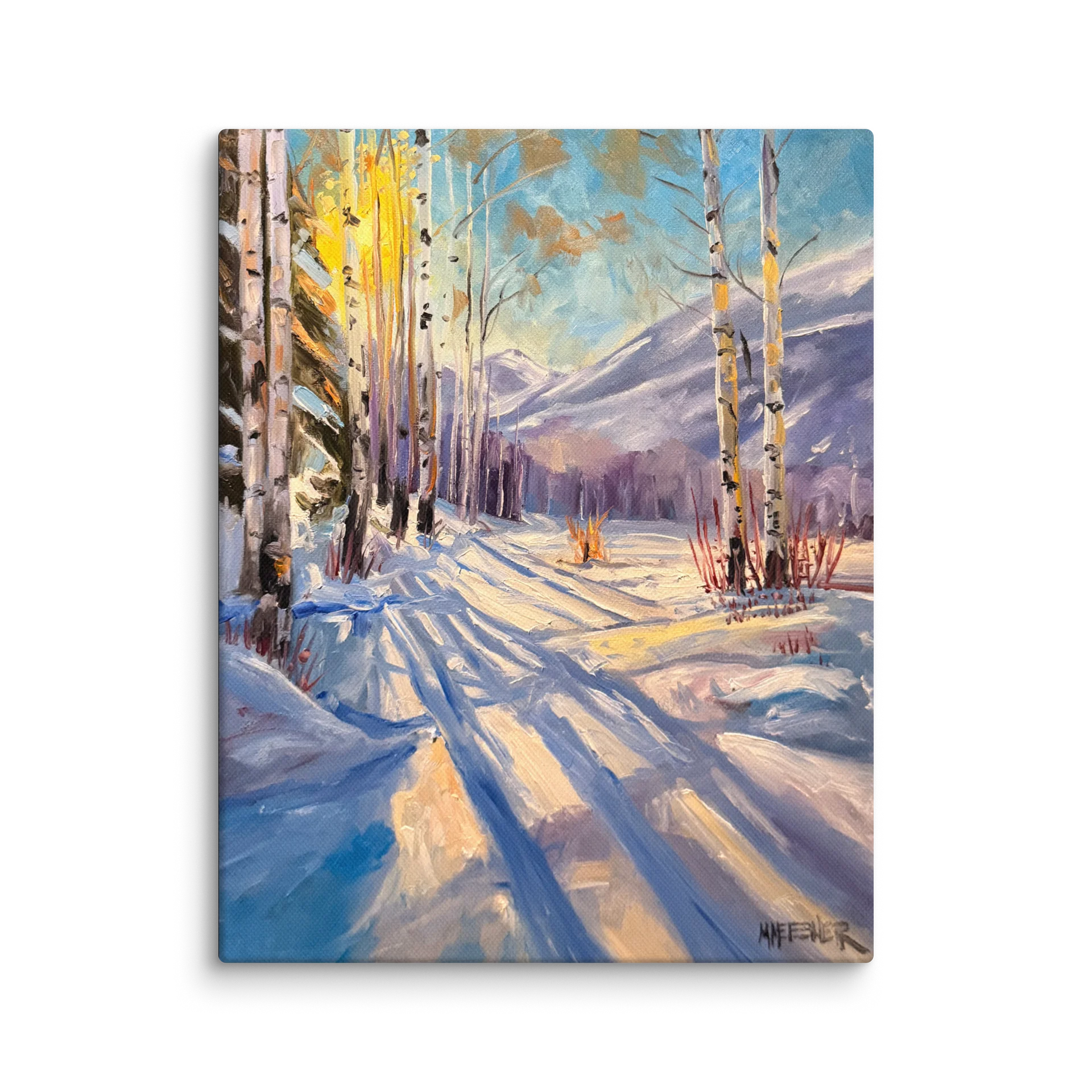 Winter Field Blues- Gilcee Canvas product image (1)