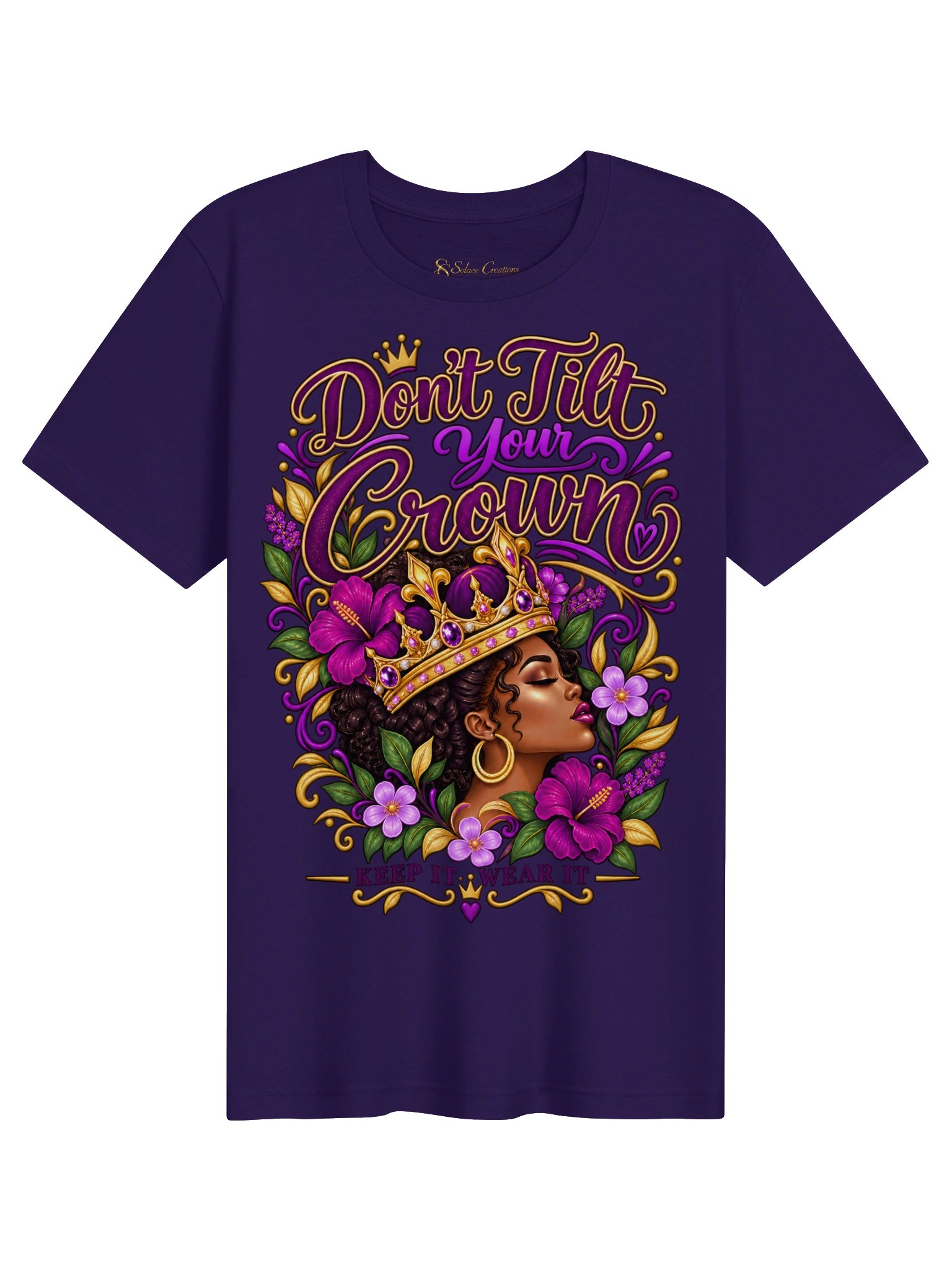 Don’t Tilt Your Crown Empowerment Tee product image (127)