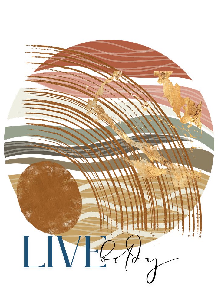 Live Boldly ' Abstract Print #2 product image (2)