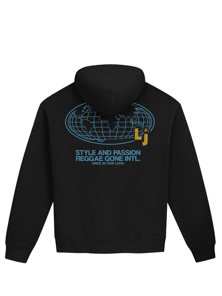 "Reggae Gone INTL" Premium Oversized Hoodie in Black product image (2)