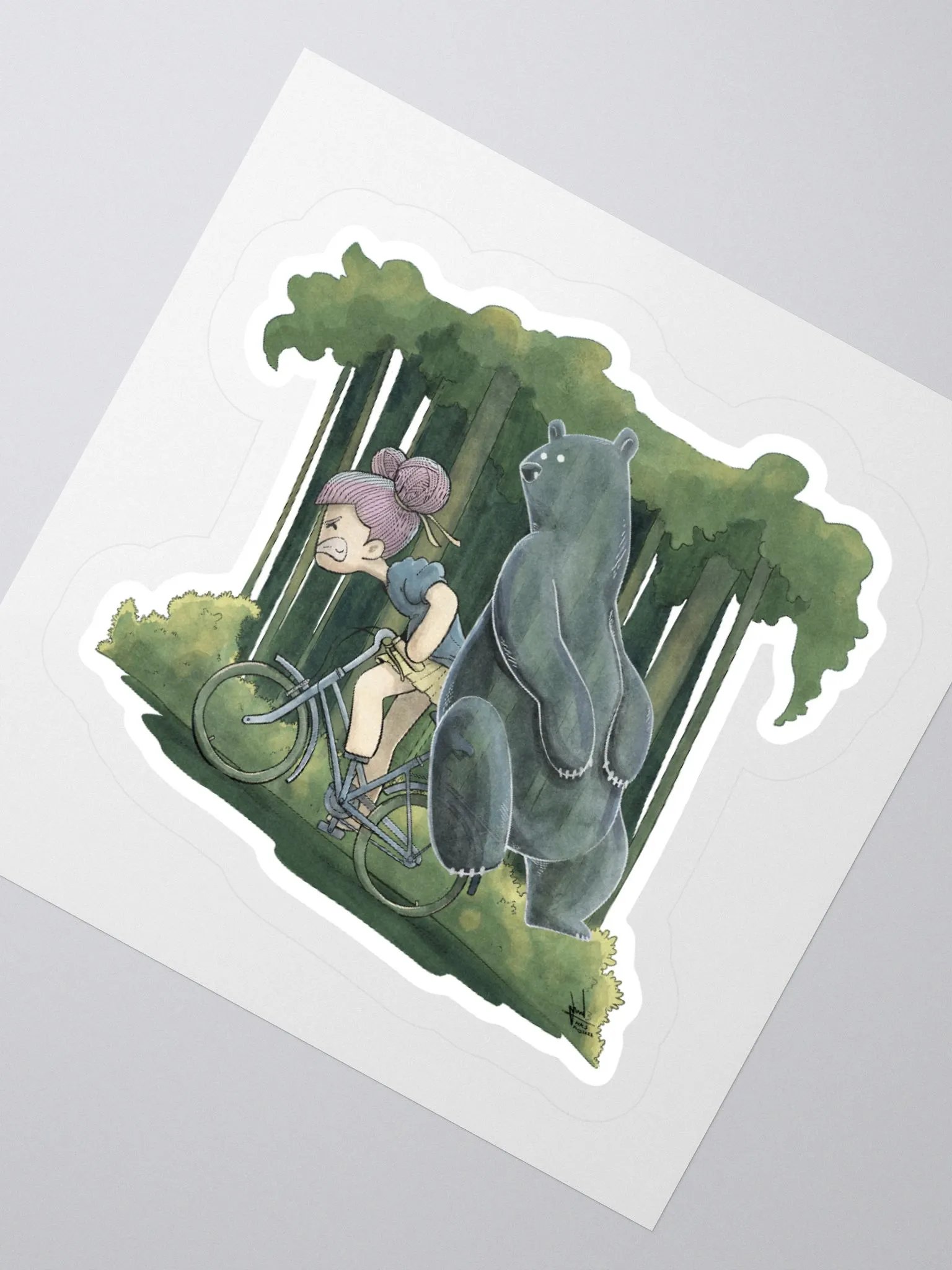 Why My Bike Heavy | Kiss Cut Stickers product image (5)