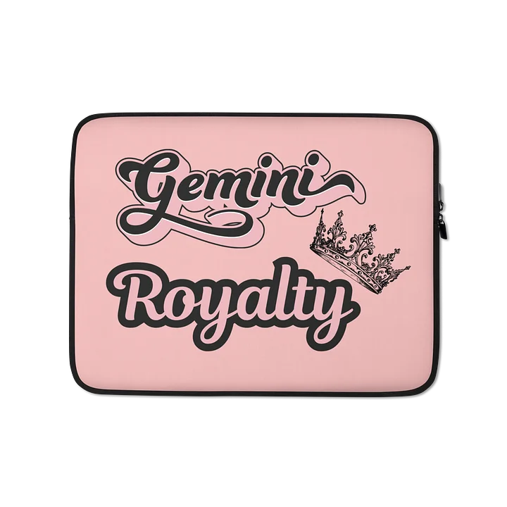 Pink Gemini Royalty Laptop Sleeve product image (4)