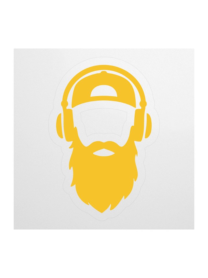 Rolen Beats Icon Logo Sticker - Yellow product image (1)