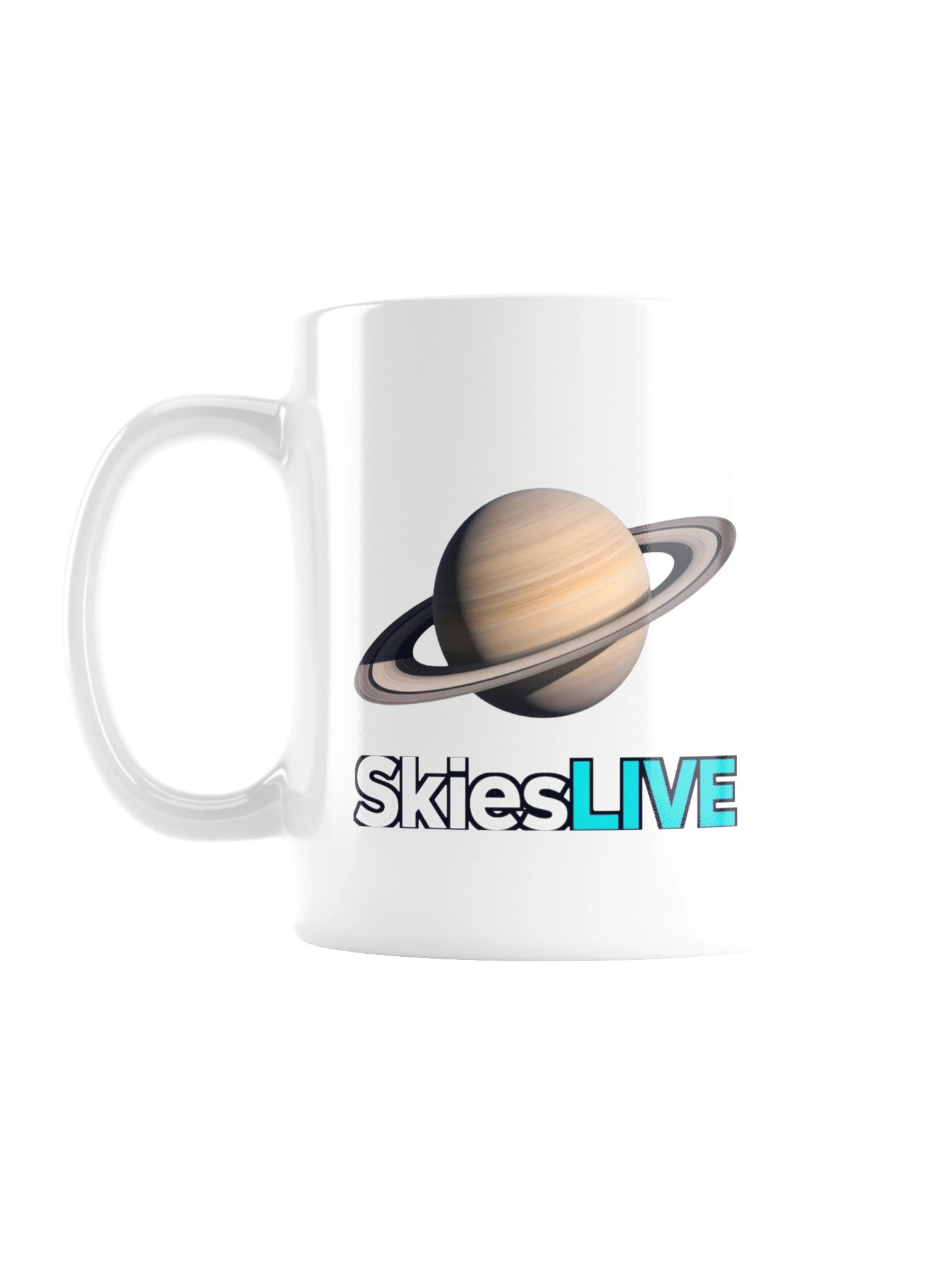 SkiesLIVE Saturn Mug (White) product image (1)