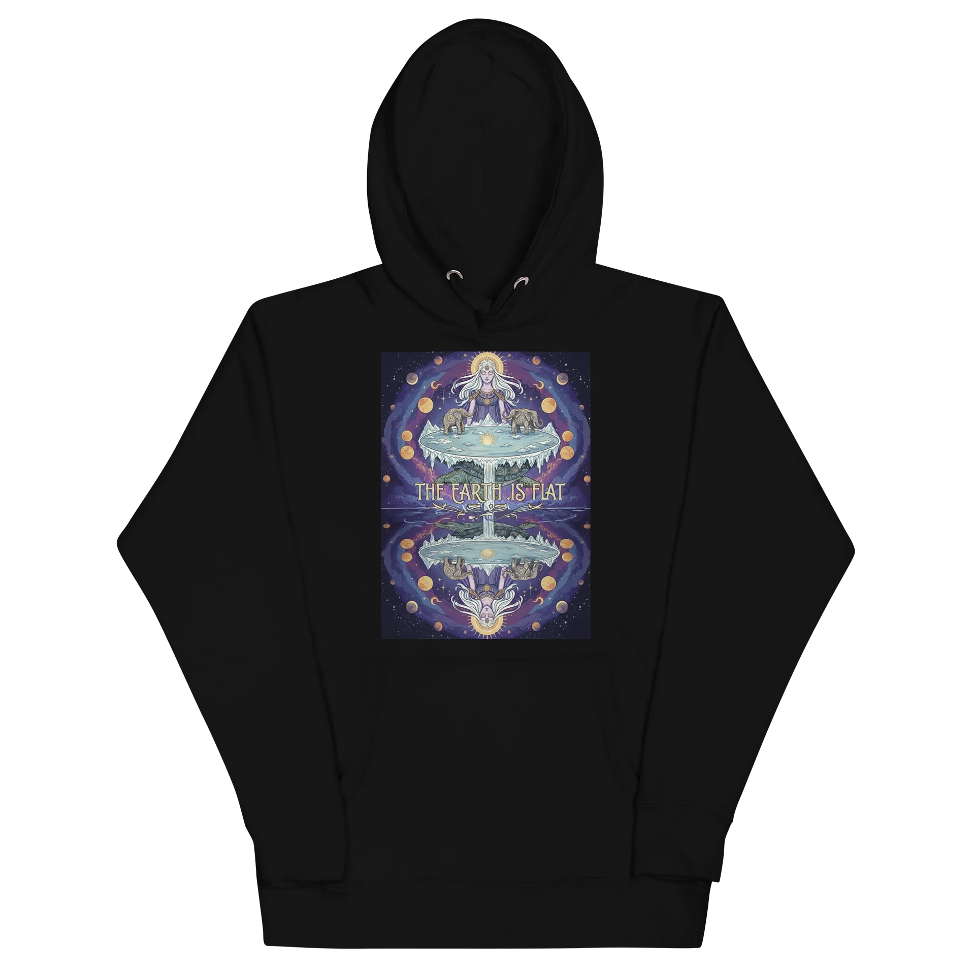 Celestial Flat Earth Unisex Hoodie product image (3)