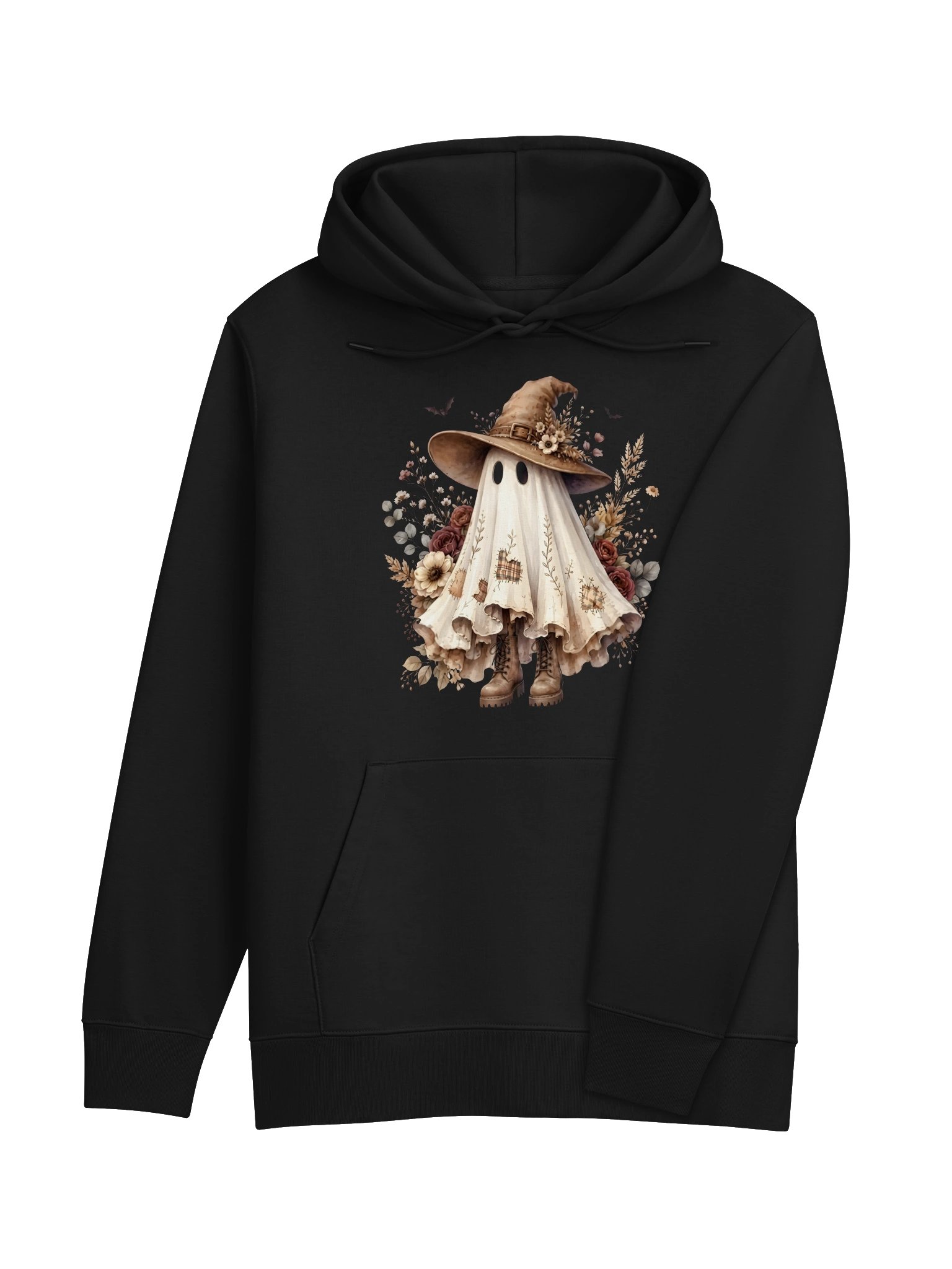 Whimsical Witch Ghost Hoodie product image (4)