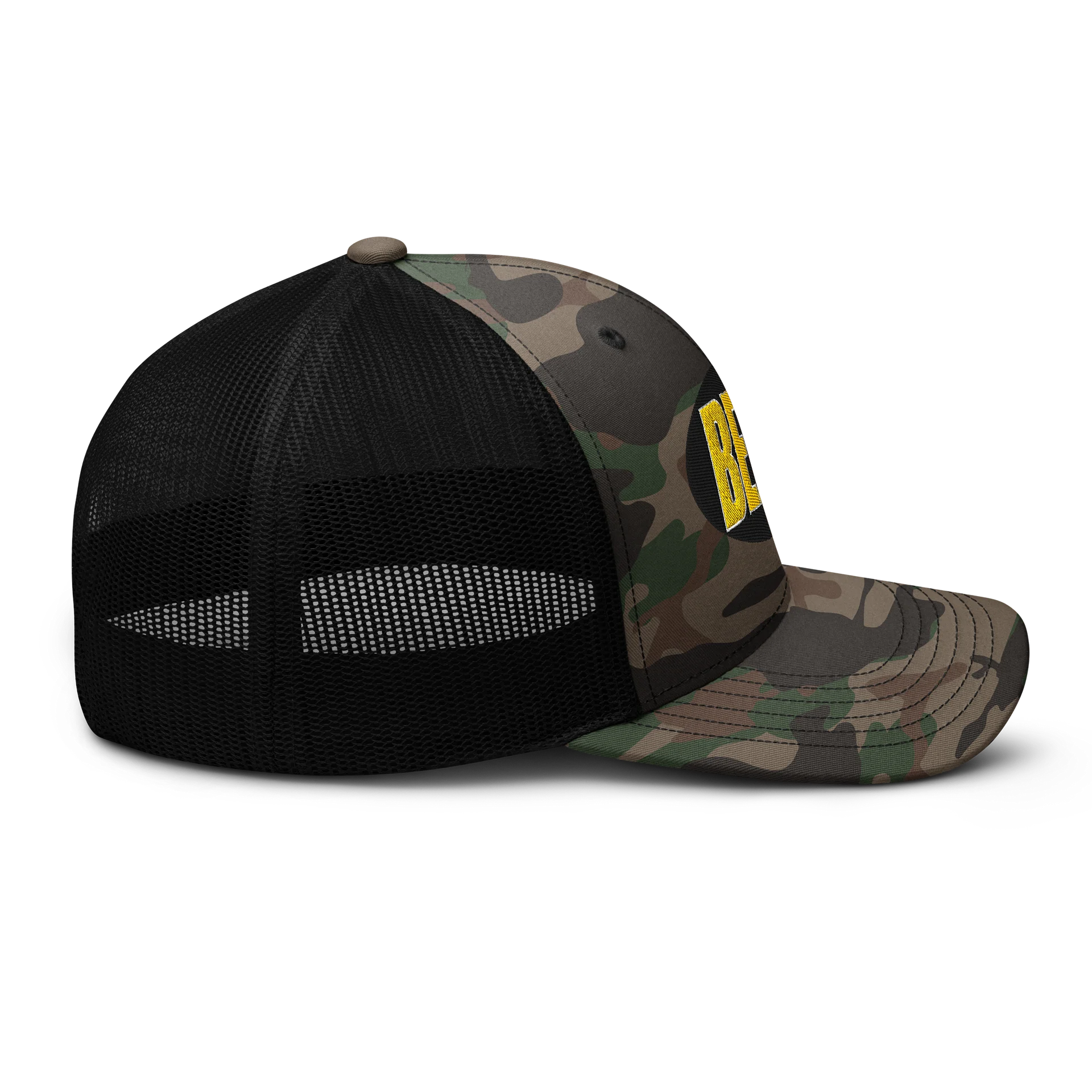 BEAR Embroidered Camo Trucker Cap product image (5)