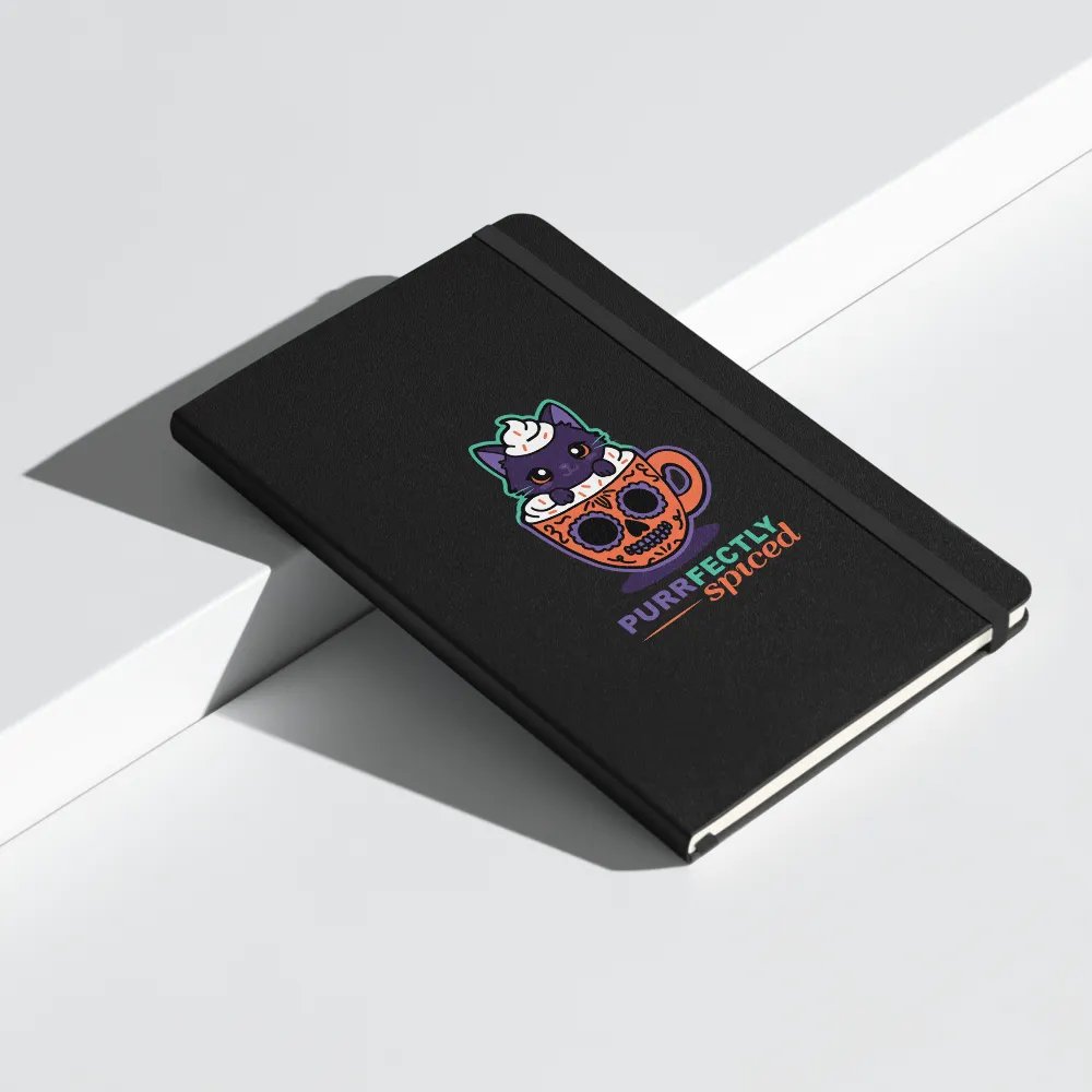 Purrfectly Spiced Hardcover Bound Lined Notebook product image (7)