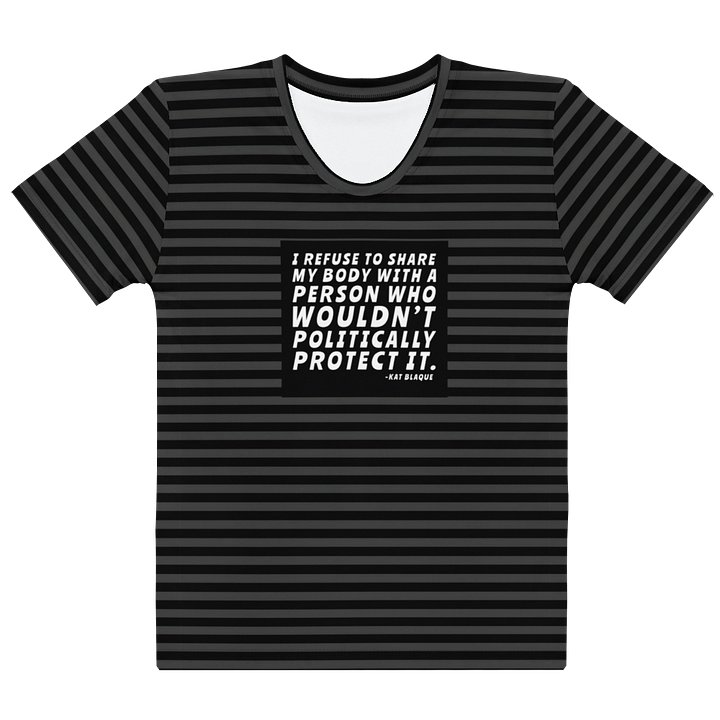 Stripped Political Protection Designer Tee product image (1)