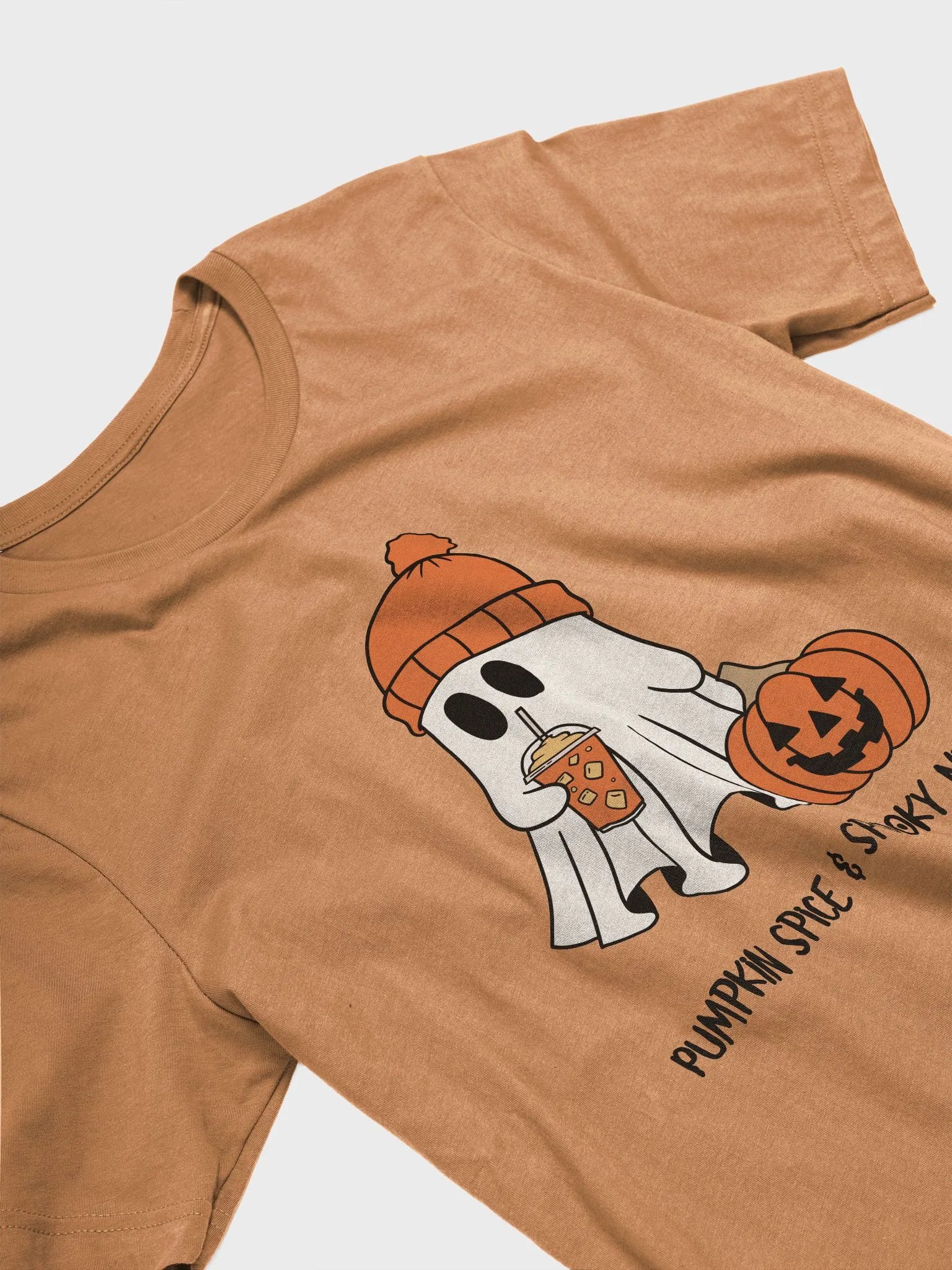 Adorable Ghost Pumpkin Tee product image (1)