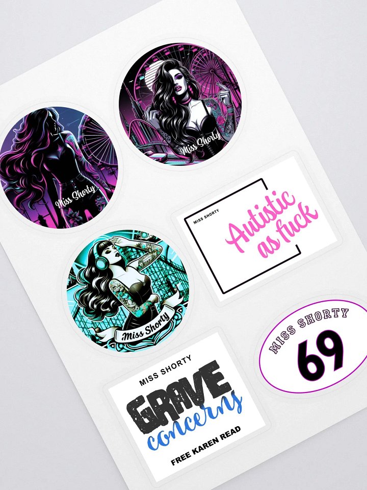 Miss Shorty Sticker Set 1 product image (1)