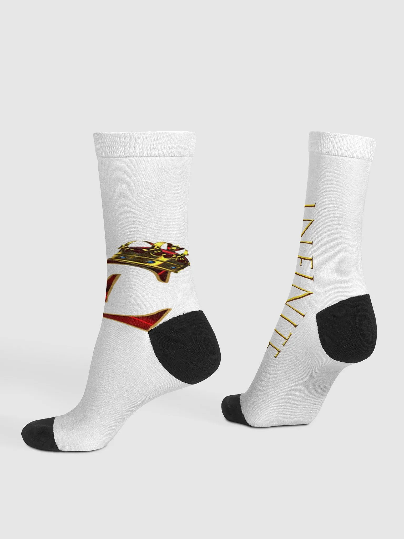 Infinite Eclipse Crown Logo Socks product image (3)