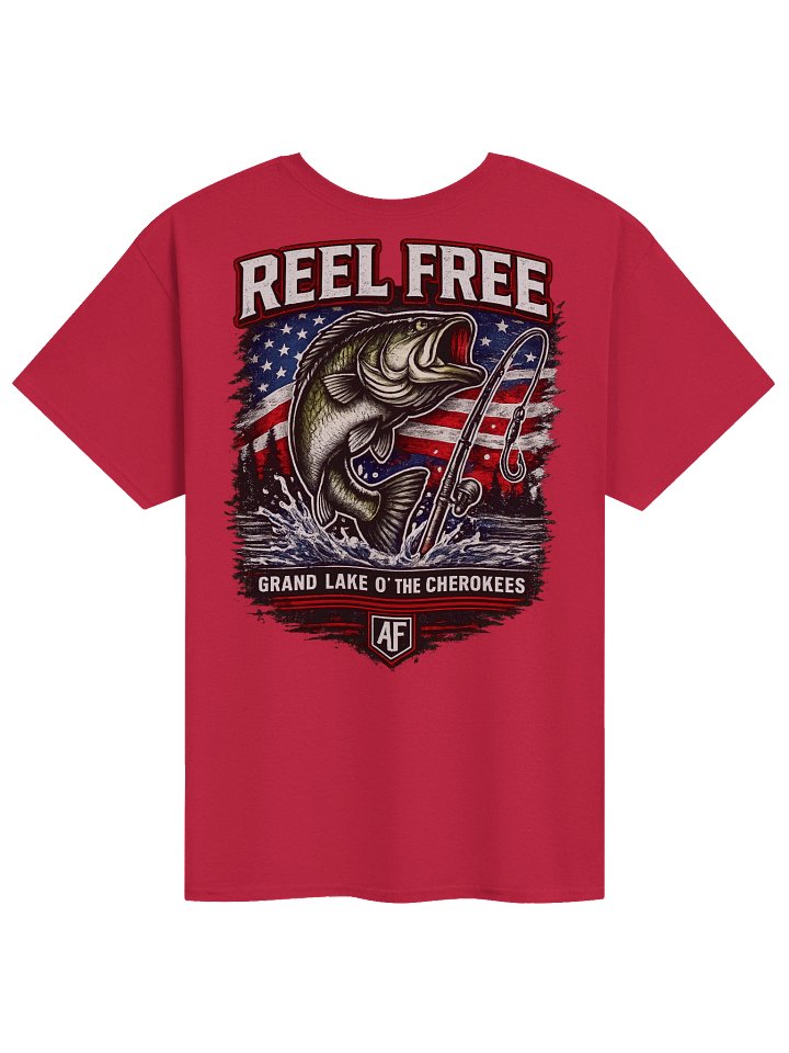 Reel Free American Fishing Tee product image (51)