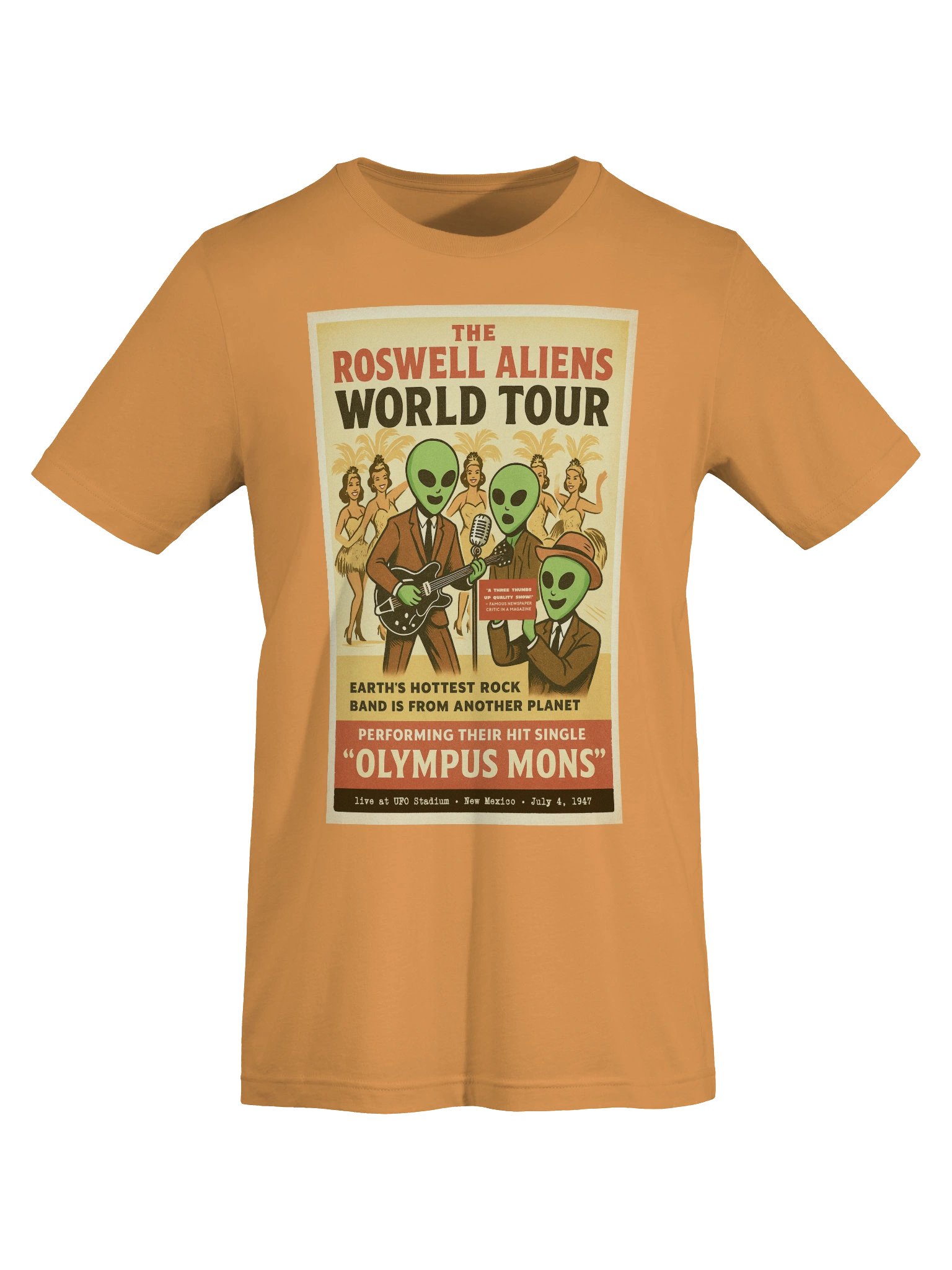1947 Rock Stars World Tour Roswell Aliens Retro Concert Tee Fit Unisex T-Shirt product image (43)