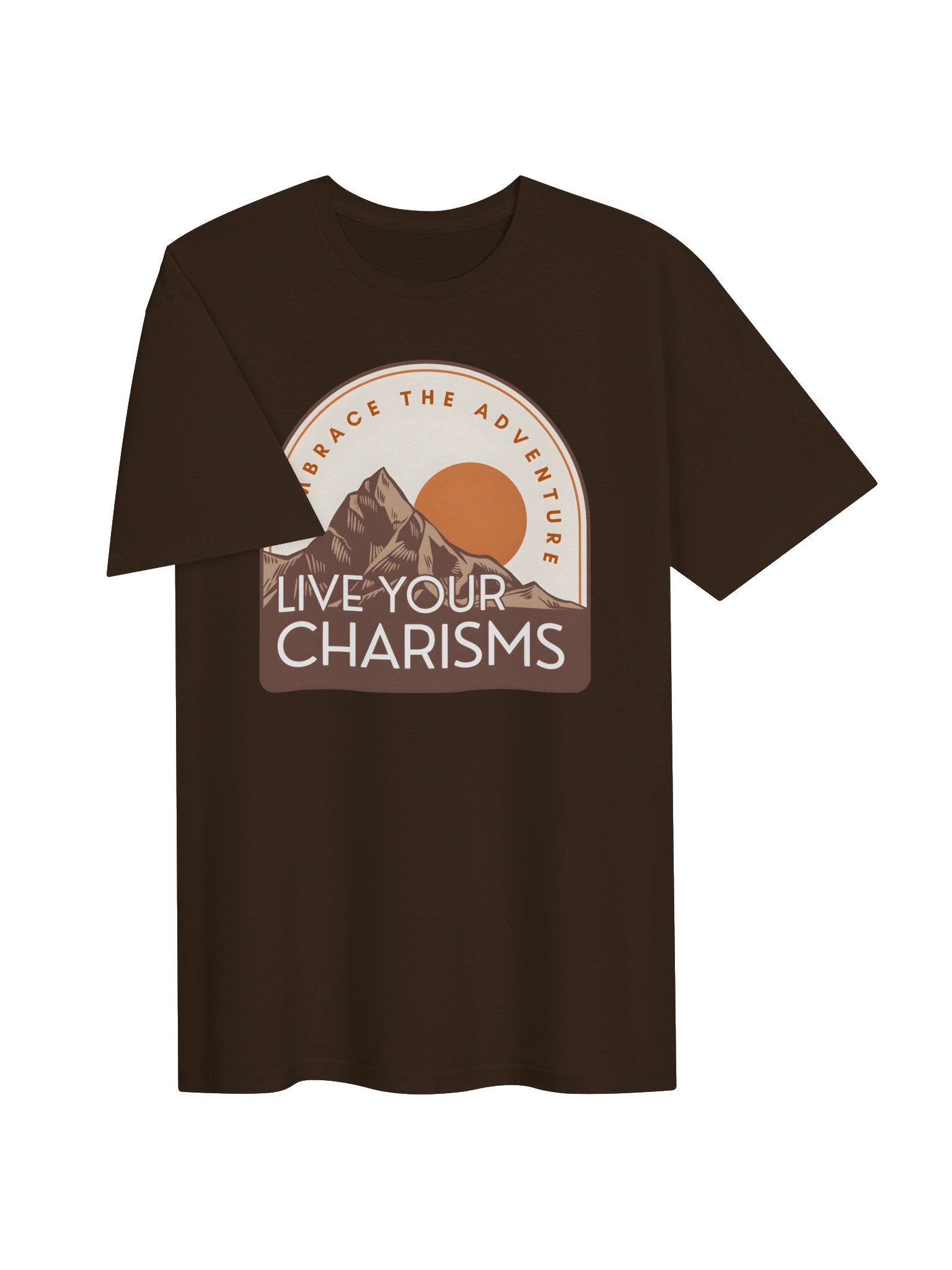 Live Your Charisms Tee - Brown product image (3)