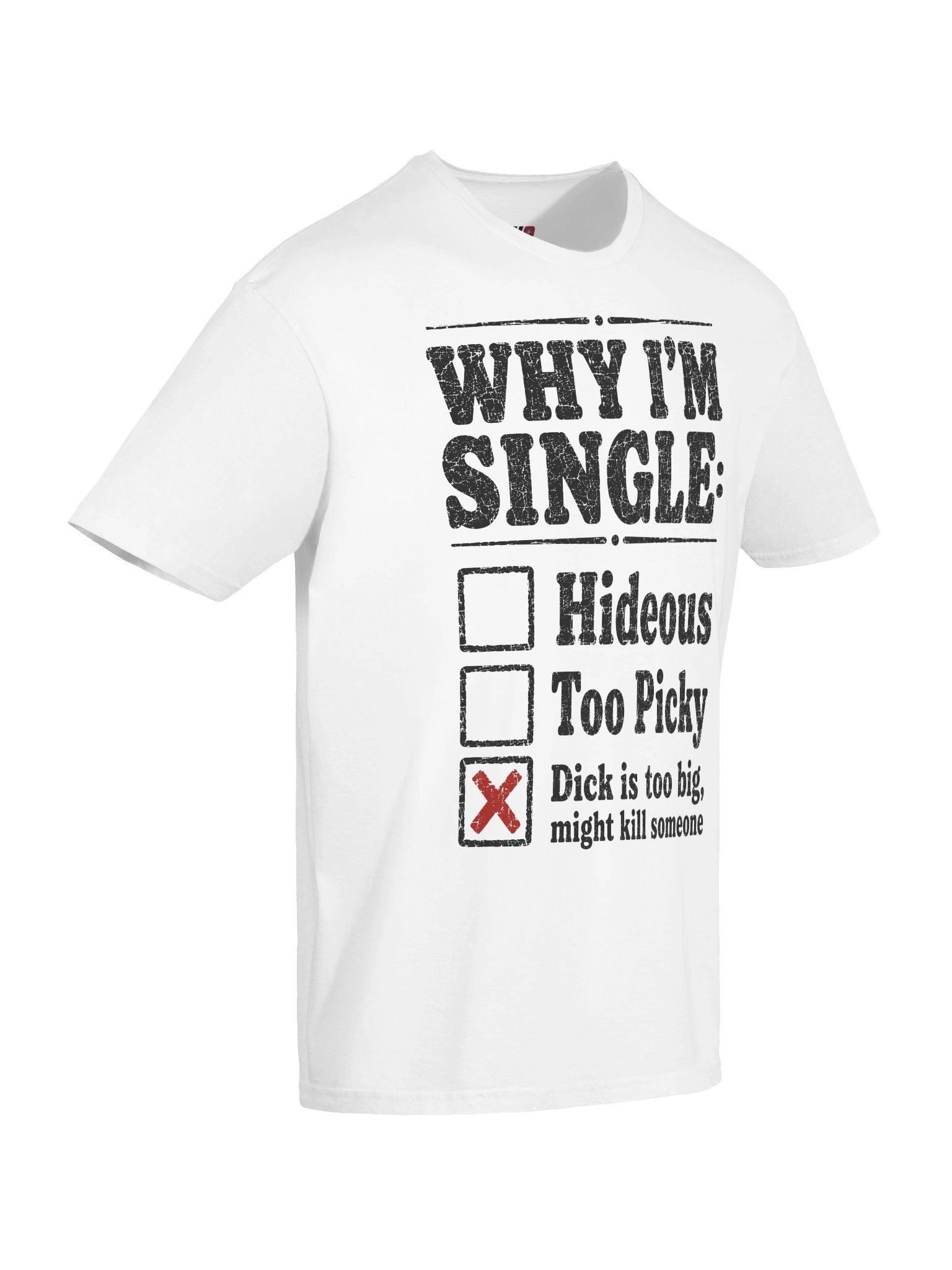 Why I’m Single Funny Adult Checklist T-Shirt product image (41)