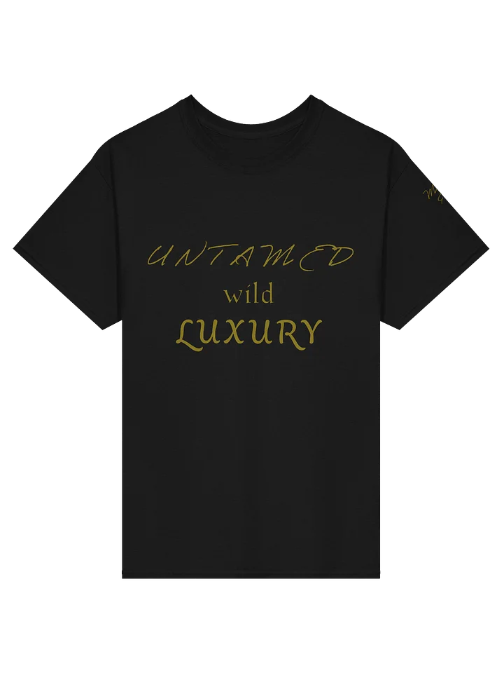 Untamed Wild Luxury Gold-Script Tee product image (1)