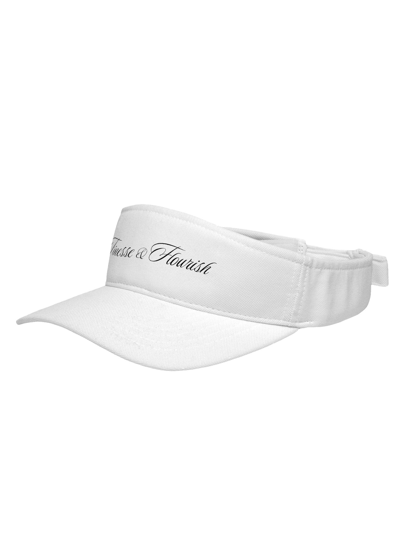 F&F Script Flexfit Visor (WHT) product image (2)