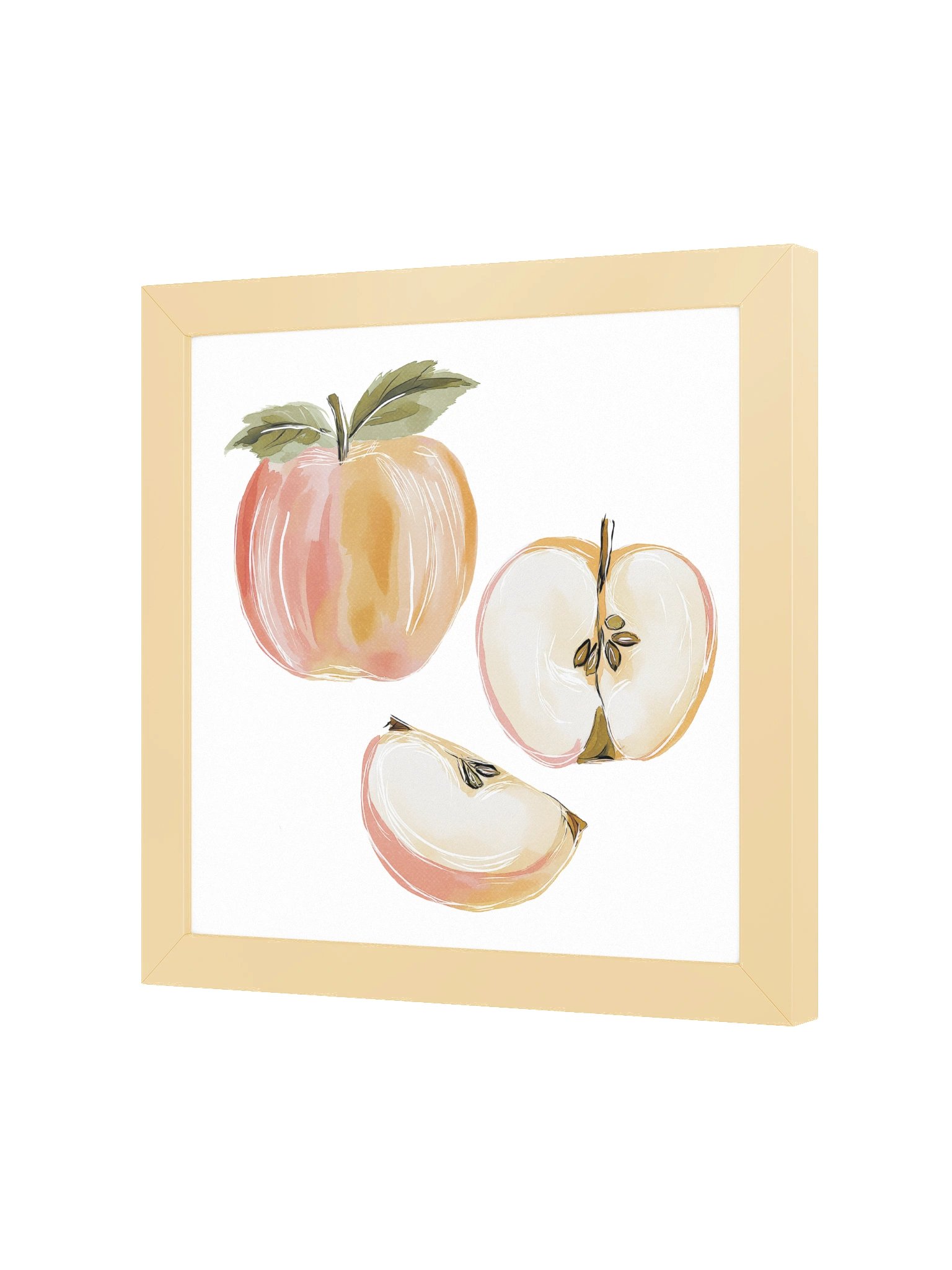 Quiet Harvest — The Shared Fruit Framed Art Print (10x10") product image (6)