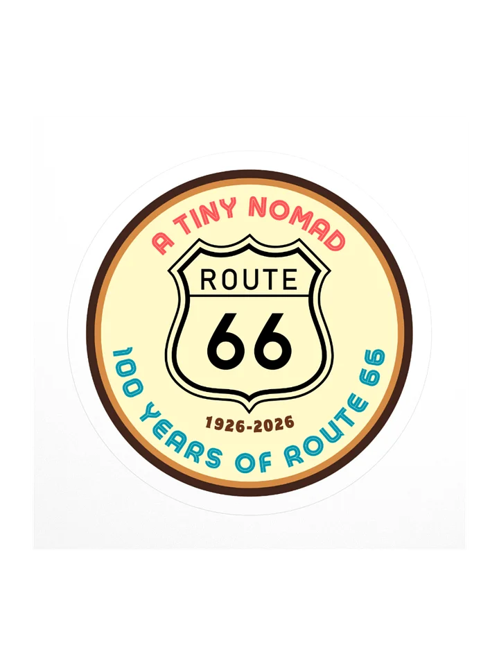 Limited Edition Tiny Nomad x Route 66 Sticker product image (1)