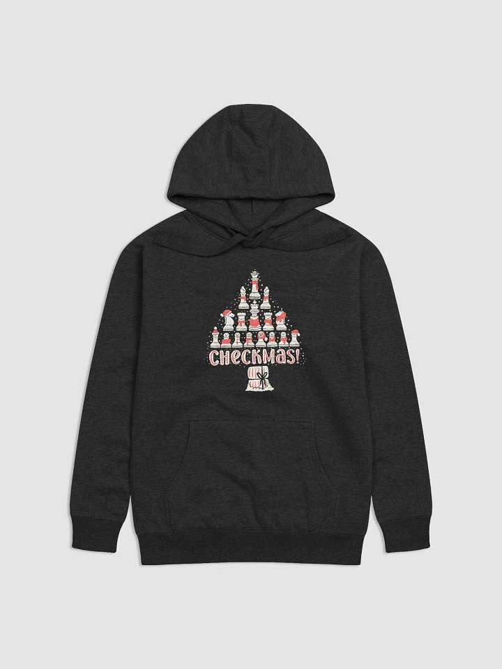 Cotton Heritage Unisex Premium Hoodie Festive Checkmate Chess - Santas White pieces product image (1)