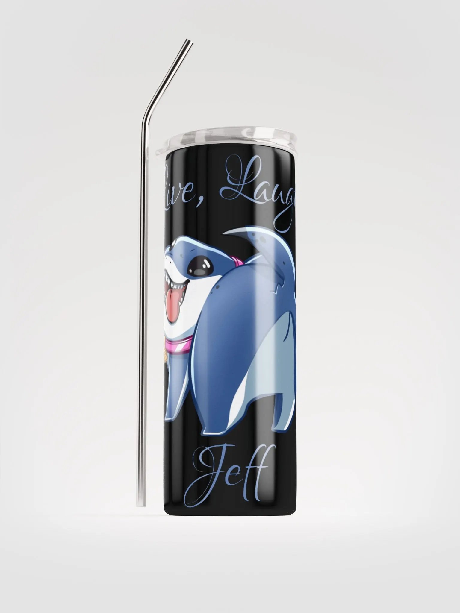 Live, Laugh, Jeff Rivals Stainless Steel Tumbler product image (2)
