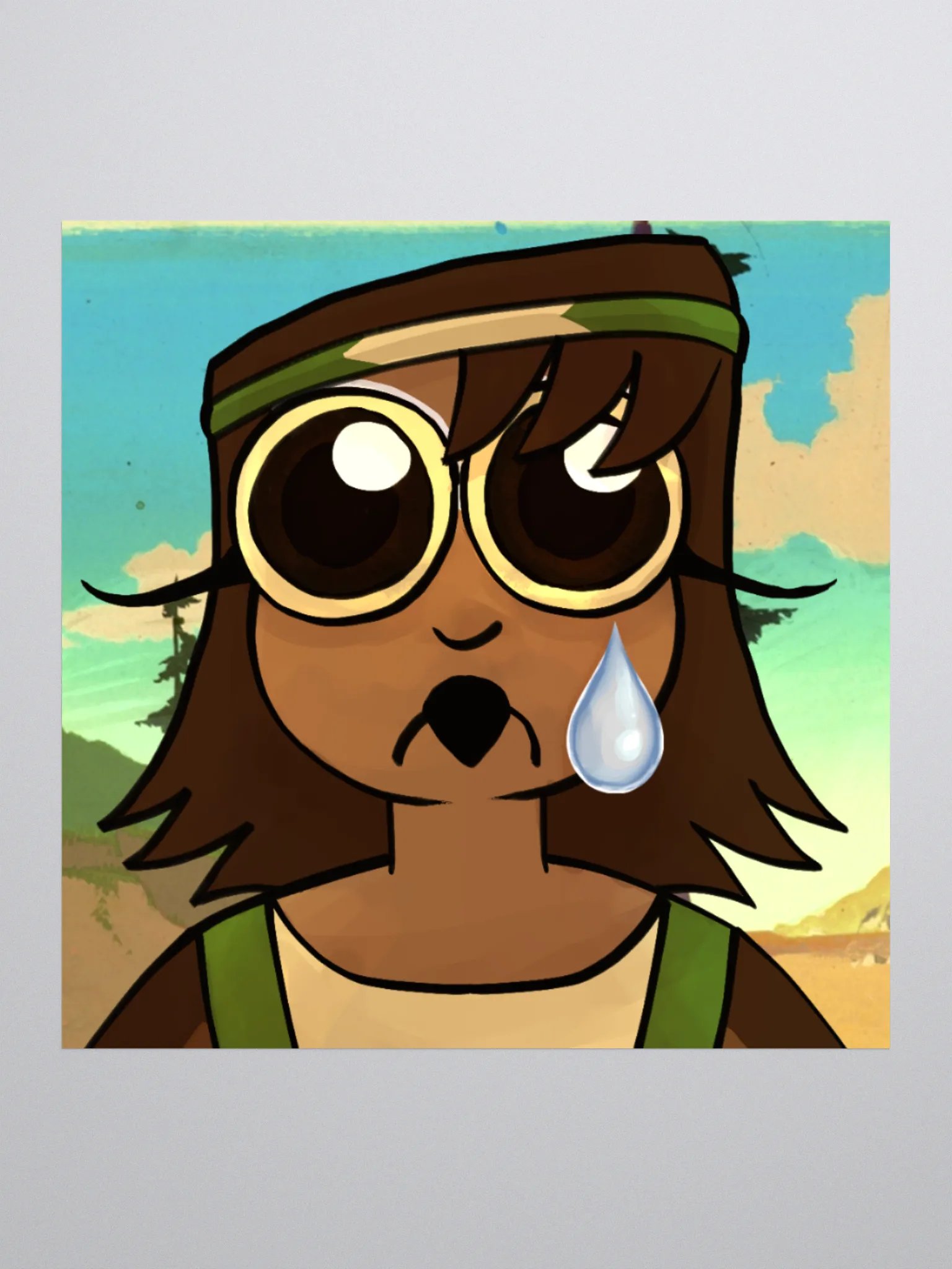 Sad Hernesta Sticker product image (1)